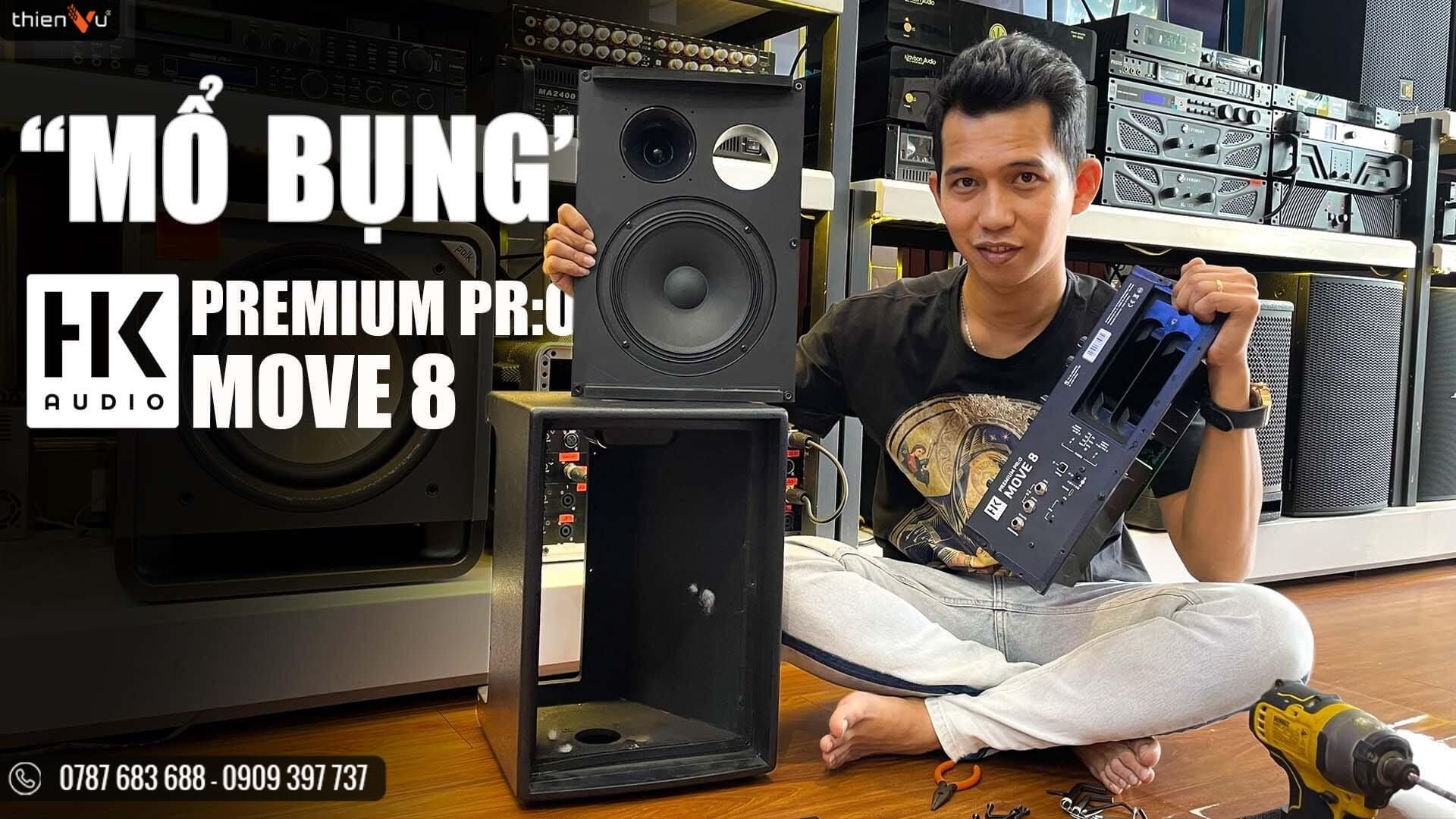 “Mổ Bụng” Loa Karaoke Di Động HK Audio Move 8 Mới Nhất Hiện Nay