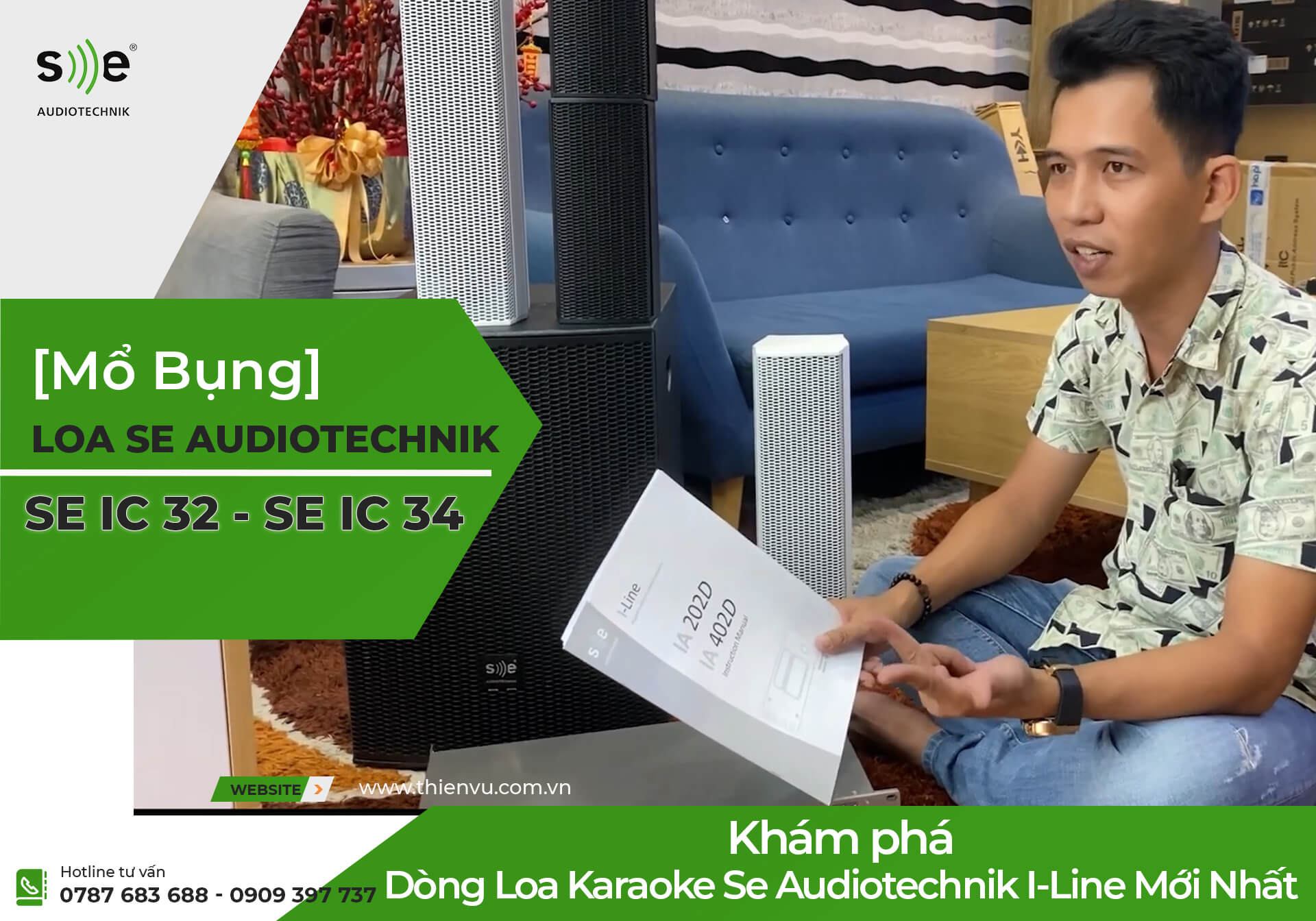 Mổ Bụng' Dòng Loa Karaoke Se Audiotechnik I-Line Mới Nhất