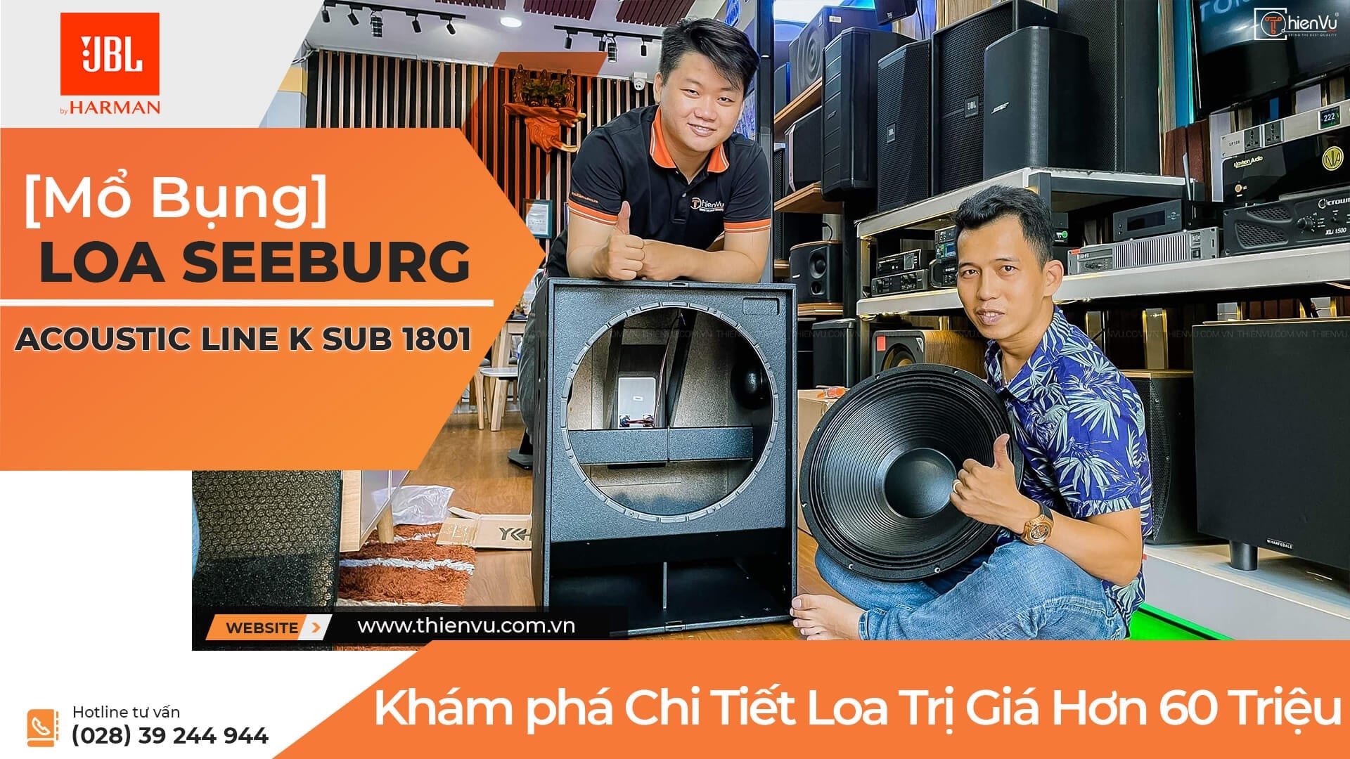 Mổ Bụng Loa Seeburg Acoustic Line K Sub 1801 Trị Giá Hơn 60 Triệu