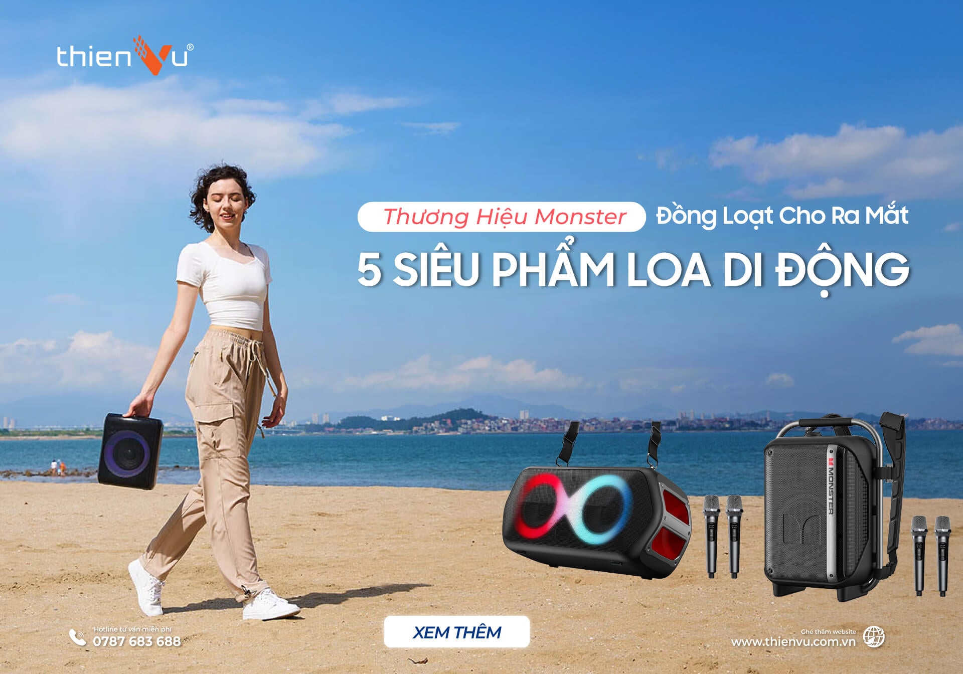 Thương Hiệu Monster Đồng Loạt Cho Ra Mắt 5 Siêu Phẩm Loa Di Động