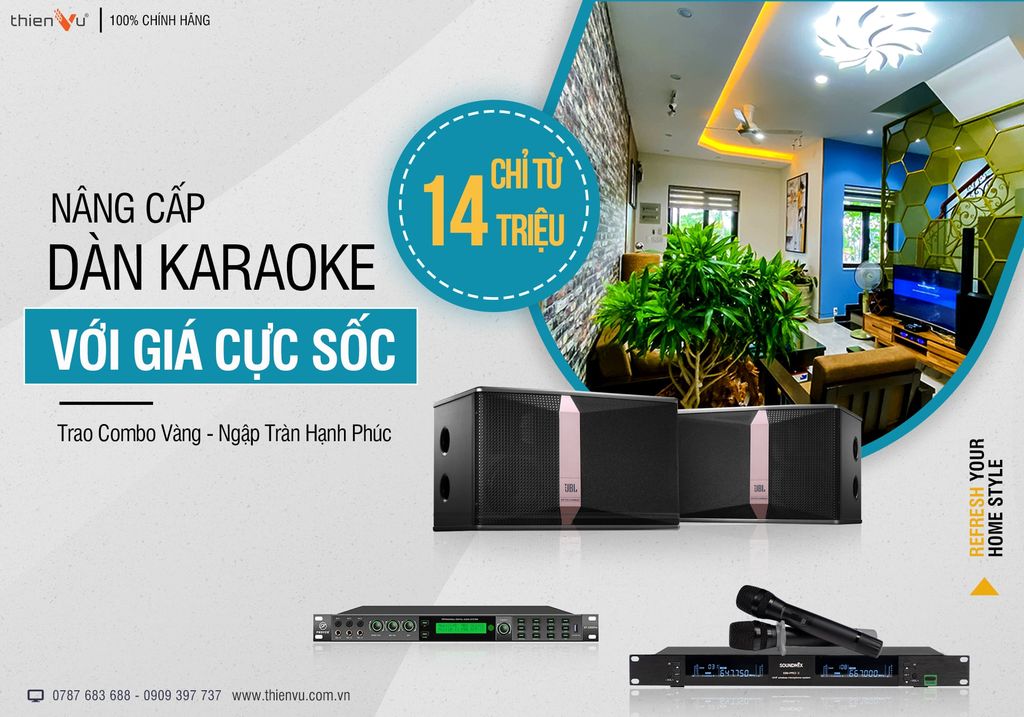 Ưu Đãi Sốc Combo Nâng Cấp - Dàn Karaoke Gia Đình Tặng Ba Mẹ