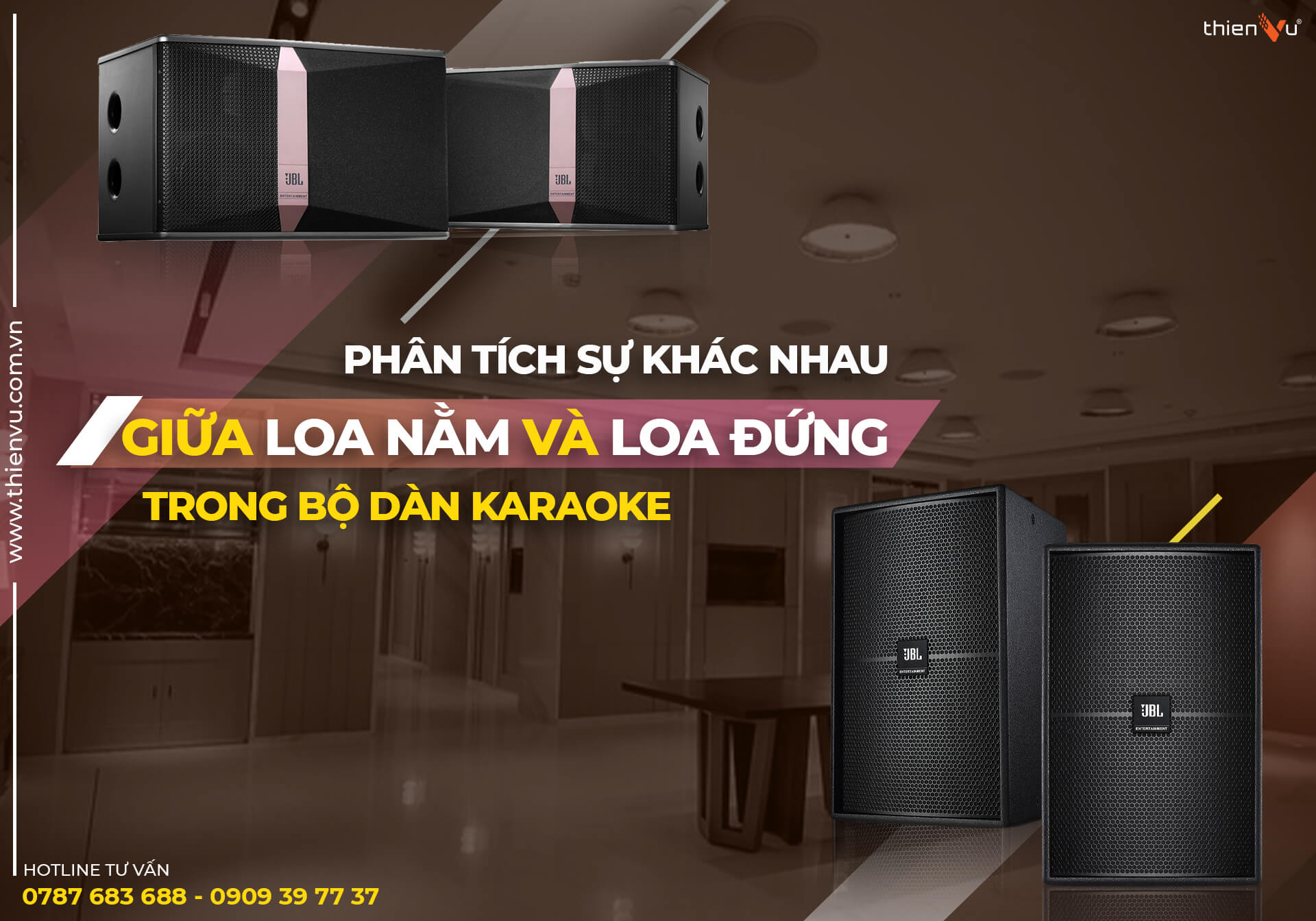 Chọn Loa Đứng Hay Loa Nằm Cho Dàn Âm Thanh Karaoke Gia Đình?