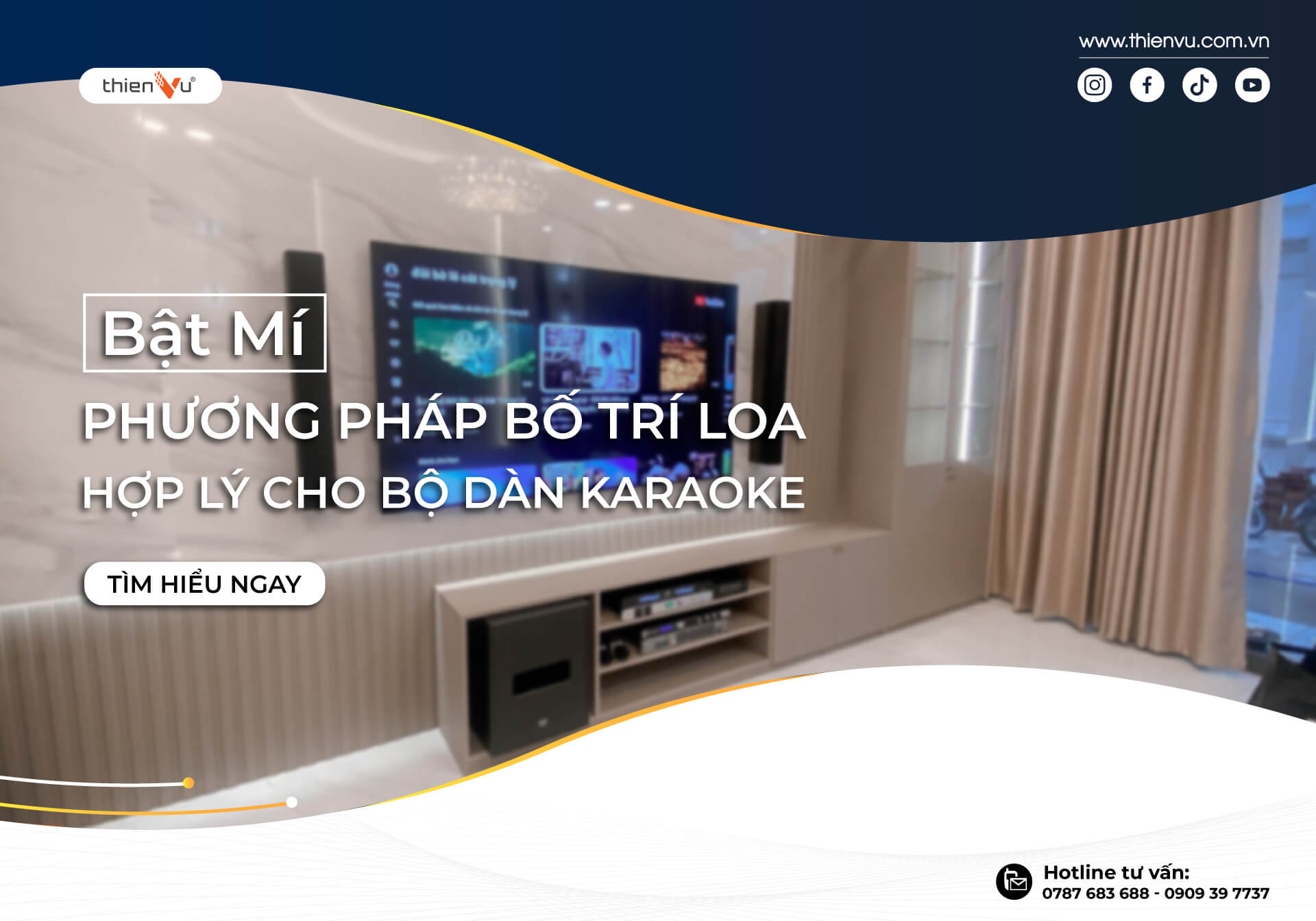 [Bật Mí] Phương Pháp Đặt Loa Hợp Lý Trước Khi Lắp Đặt Dàn Karaoke
