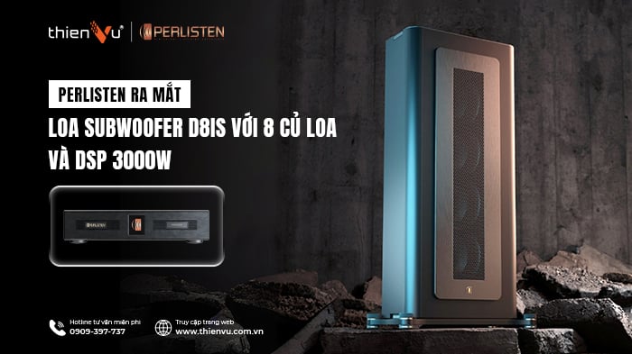 Perlisten Ra Mắt Loa Subwoofer D8is Với 8 Củ Loa Và DSP 3000W