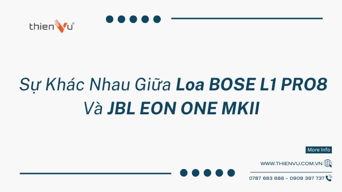 Sự Khác Nhau Giữa Loa Karaoke Bose L1 Pro8 Và Loa Hát Karaoke JBL MK2