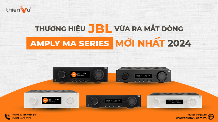 Thương Hiệu JBL Vừa Ra Mắt Dòng Amply MA Series Tích Hợp Dolby Atmos Mới Nhất 2024