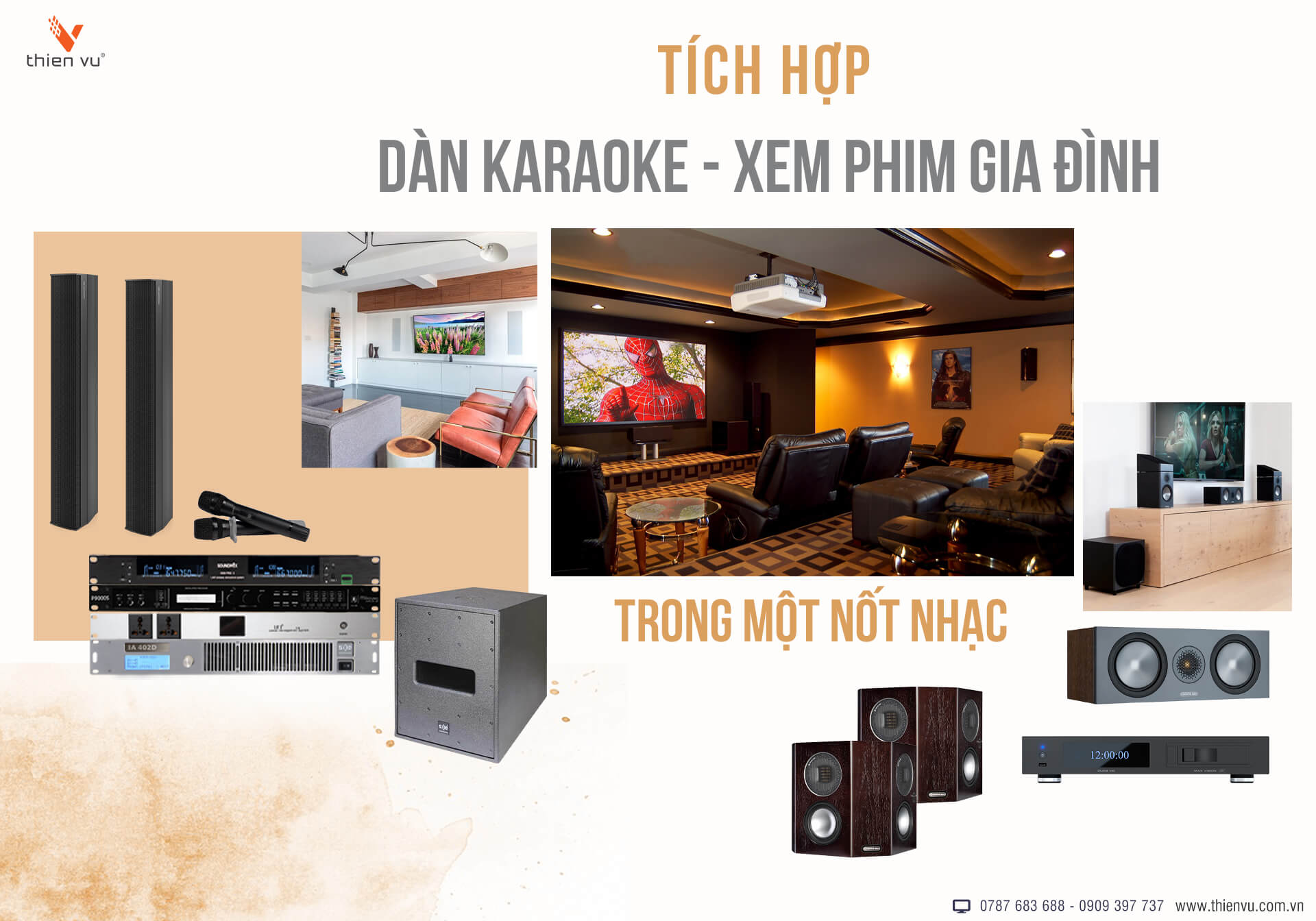 Tích Hợp Dàn Karaoke - Xem Phim Gia Đình Trong Một Nốt Nhạc