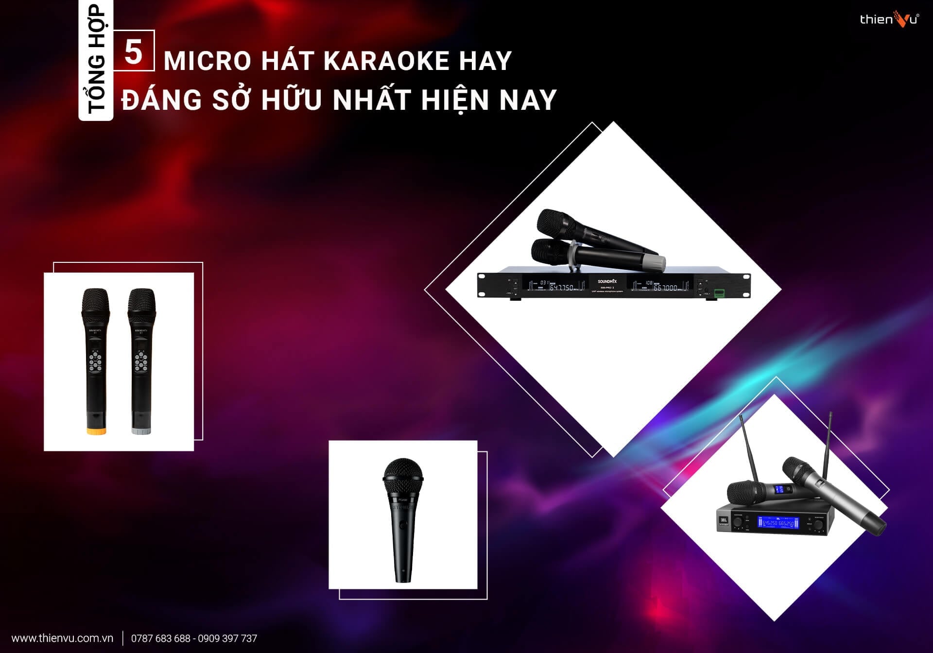 Tổng Hợp 5 Micro Hát Karaoke Hay Đáng Sở Hữu Nhất Hiện Nay