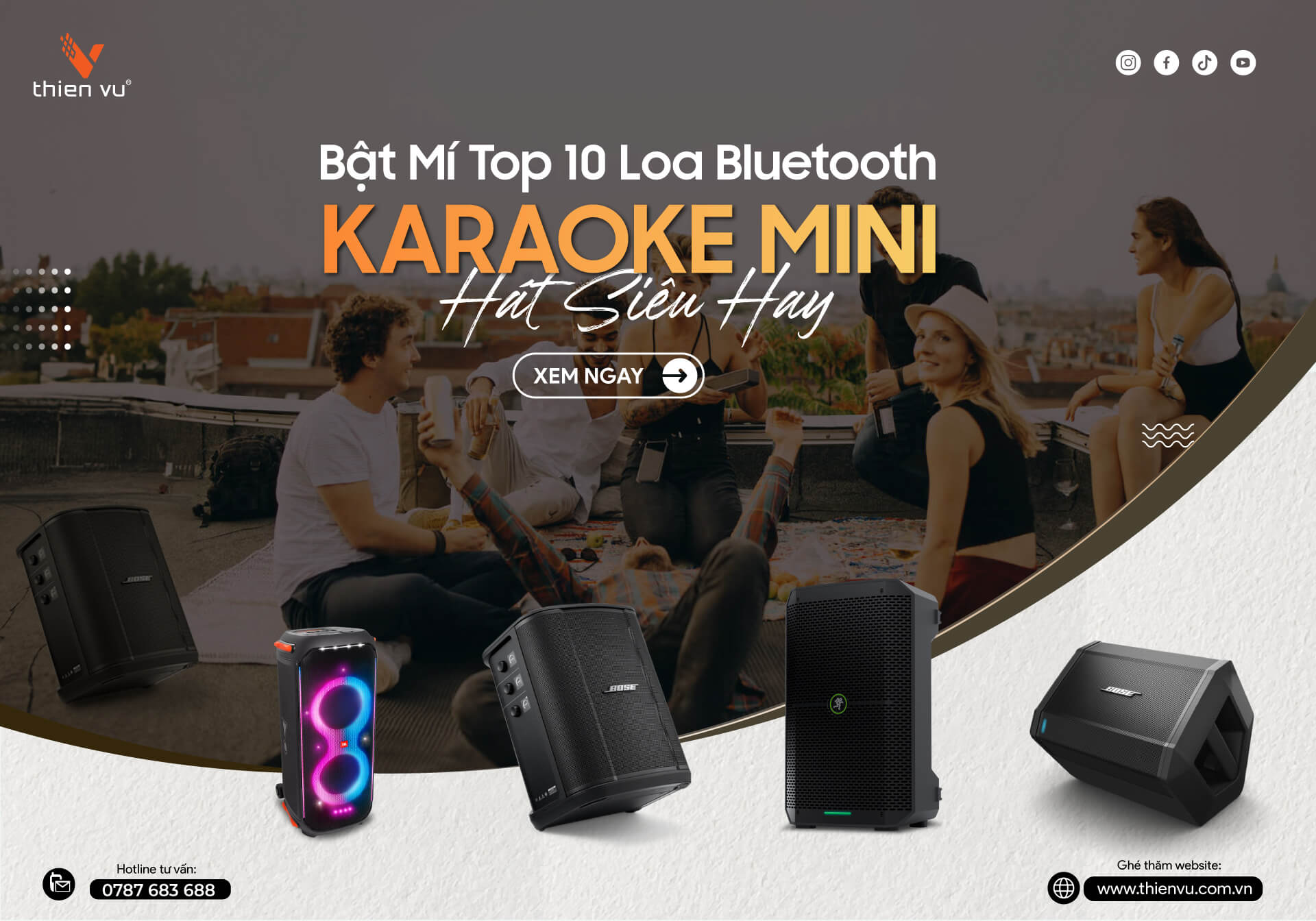 Bật Mí Top 10 Loa Bluetooth Karaoke Mini Hát Siêu Hay