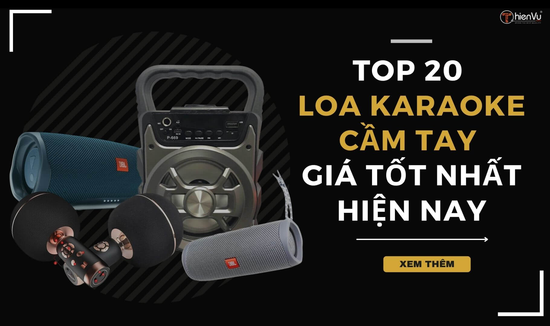TOP 20 LOA KARAOKE CẦM TAY GIÁ TỐT NHẤT HIỆN NAY