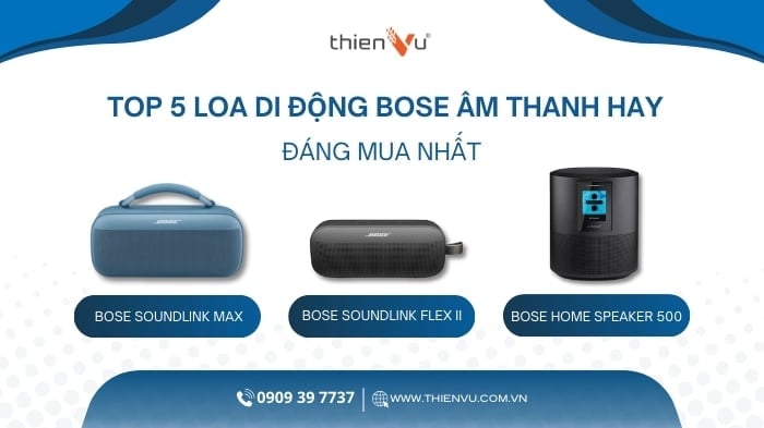 Top 5 Loa Di Động Bose Âm Thanh Hay | Đáng Mua Nhất