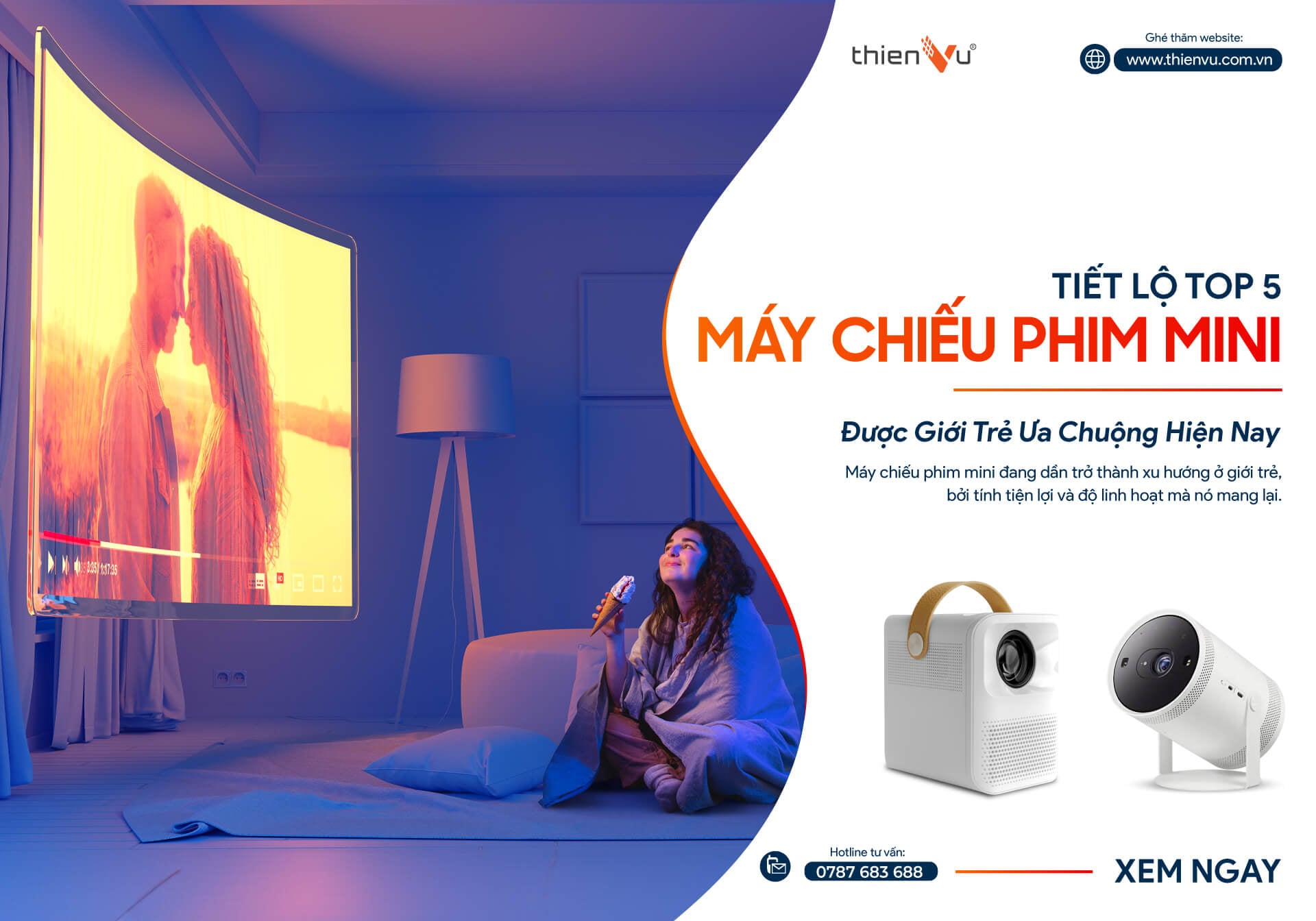 Tiết Lộ Top 5 Máy Chiếu Phim Mini Được Giới Trẻ Ưa Chuộng Hiện Nay