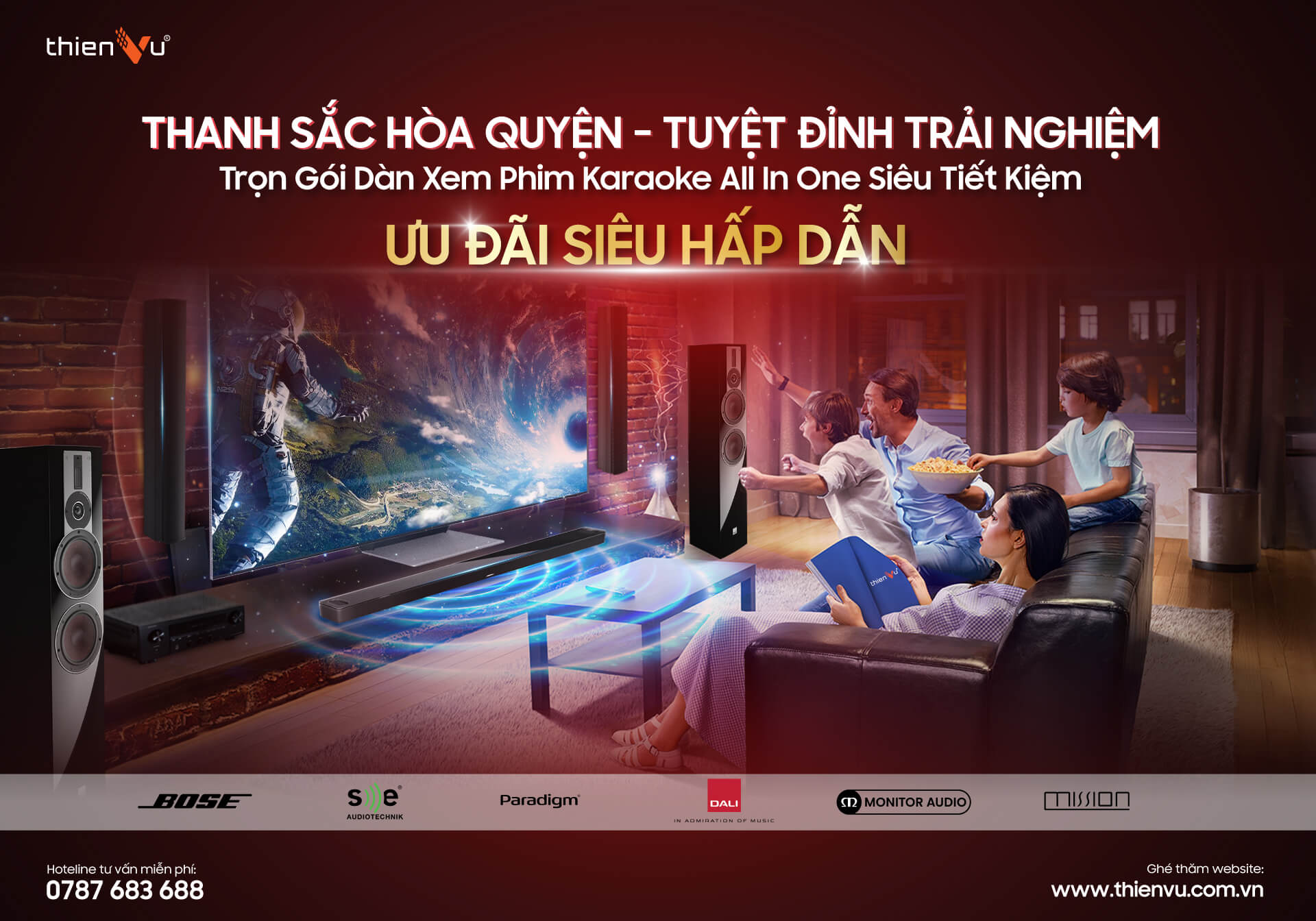 Ưu Đãi Vip - Trọn Gói Dàn Xem Phim Karaoke All In One Siêu Tiết Kiệm