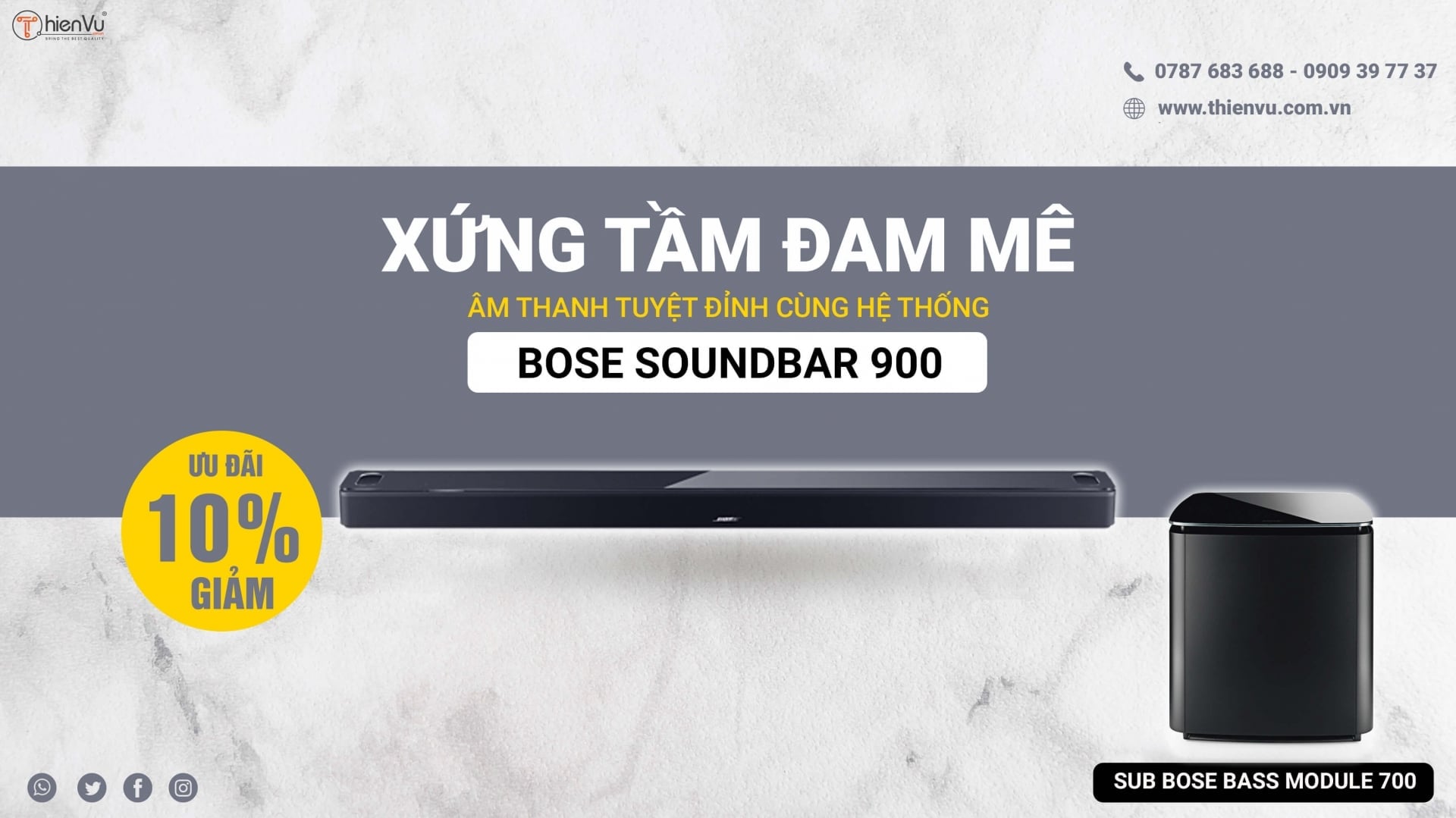 Xứng Tầm Đam Mê -  Âm Thanh Tuyệt Đỉnh Cùng Hệ Thống Bose Soundbar 900