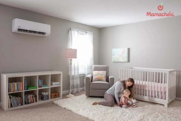 Bố mẹ có thể cho trẻ sơ sinh nằm điều hòa hoặc quạt đều được
