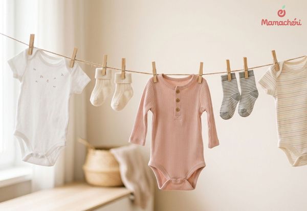 Quần áo khô thoáng giúp bé tránh xa nguy cơ mẩn ngứa do nấm mốc