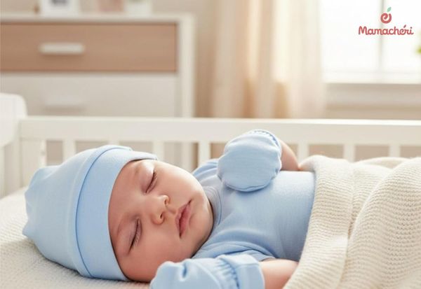 Bao tay bao chân vải thoáng khí, mát cho bé