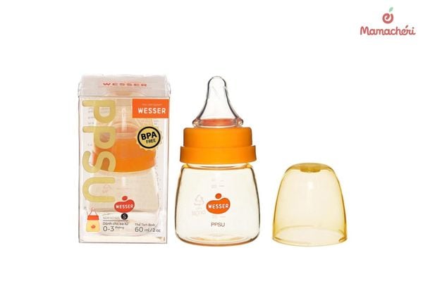 Bình sữa Wesser an toàn cho bé, không chứa chất BPA