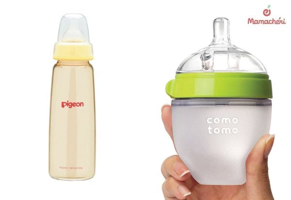Cả bình sữa cổ rộng và cổ hẹp đều có những ưu điểm và nhược điểm