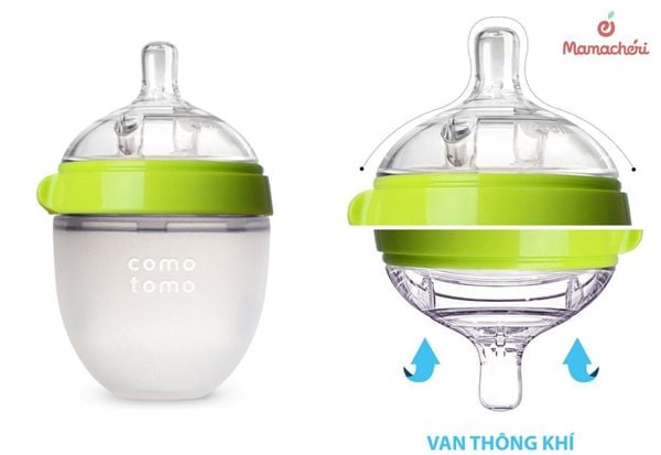 Bình sữa cho bé con cảm giác mềm mại, gần gũi như bầu ngực mẹ