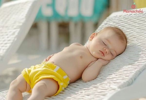 Tư thế tắm nắng cho trẻ sơ sinh để đạt hiệu quả tốt