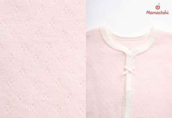 Aircotton với kết cấu Jacquard độc đáo, mang lại sự thông thoáng tự nhiên cho bé yêu.