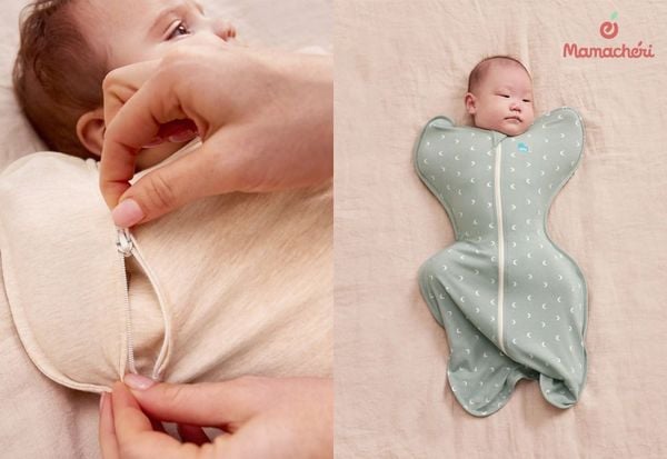 Lựa chọn chất liệu vải sợi tự nhiên giúp nhộng chũn thoáng khí và an toàn cho da bé.