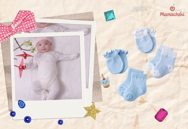 Tại sao bé sơ sinh lại cần đeo bao tay bao chân?