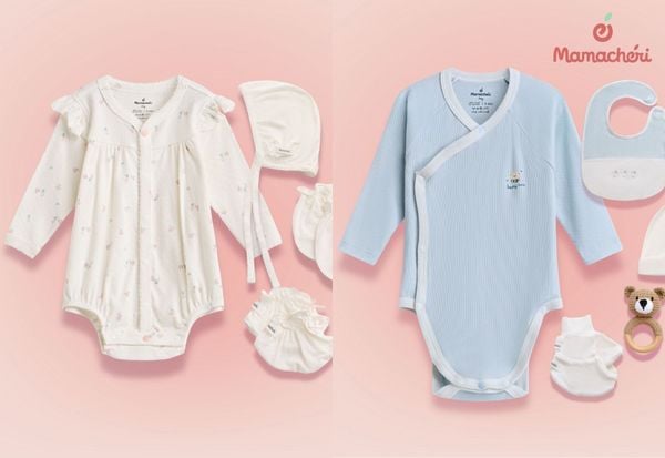 Thiết kế bodysuit sẽ không bao phủ phần chân, thoáng mát cho bé vận động