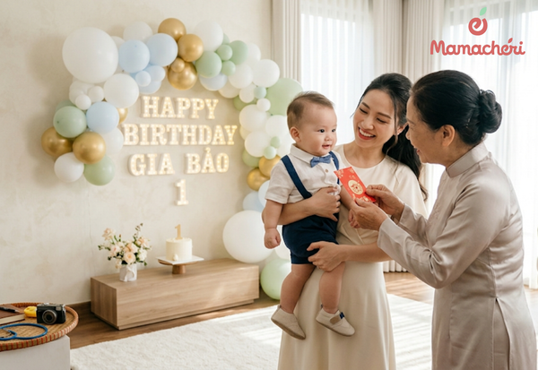 Nghi thức mừng tuổi gửi những lời chúc tốt đẹp như hay ăn chóng lớn, bình an