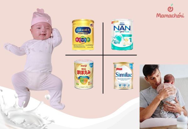 Chọn sữa bột cho trẻ sơ sinh từ 0 – 6 tháng tuổi