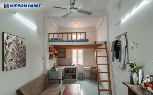 6 XU HƯỚNG SƠN TƯỜNG PHÒNG TRỌ GIÚP KHÔNG GIAN NHỎ VẪN ĐẸP VÀ THOÁNG ...