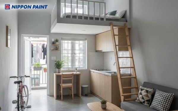 6 XU HƯỚNG SƠN TƯỜNG PHÒNG TRỌ GIÚP KHÔNG GIAN NHỎ VẪN ĐẸP VÀ THOÁNG ...