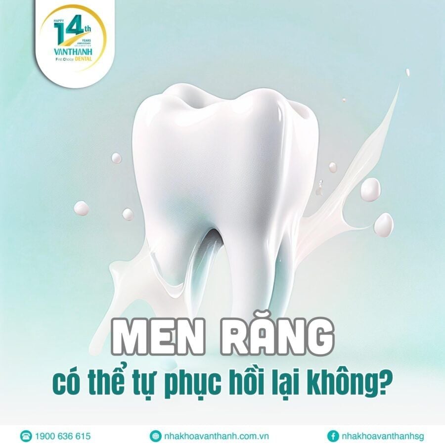 Men răng có thể tự phục hồi lại không?