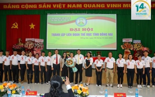 Đại hội thành lập Liên đoàn Thể dục tỉnh Đồng Nai năm 2023