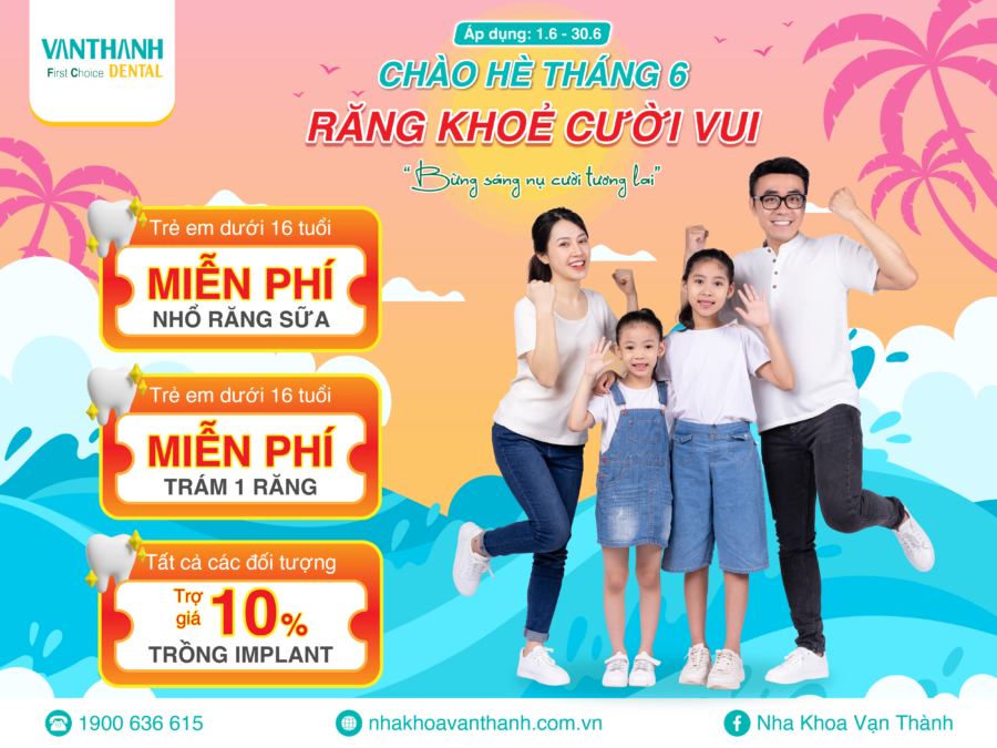 Chào hè tháng 6 răng khỏe cười vui