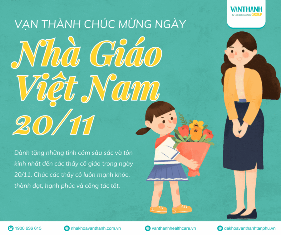 Vạn Thành chúc mừng ngày Nhà Giáo Việt Nam 20/11