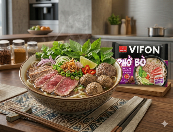Phở bò sốt thịt bò VIFON