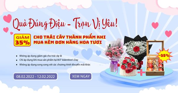 GIỚI THIỆU CHƯƠNG TRÌNH VALENTINE 14/2 QUÀ ĐÚNG ĐIỆU - TRỌN VỊ YÊU