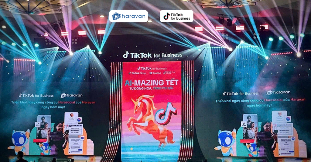 HARAVAN ĐỒNG HÀNH CÙNG TIKTOK FOR BUSINESS TẠI SỰ KIỆN AI-MAZING TẾT 2026