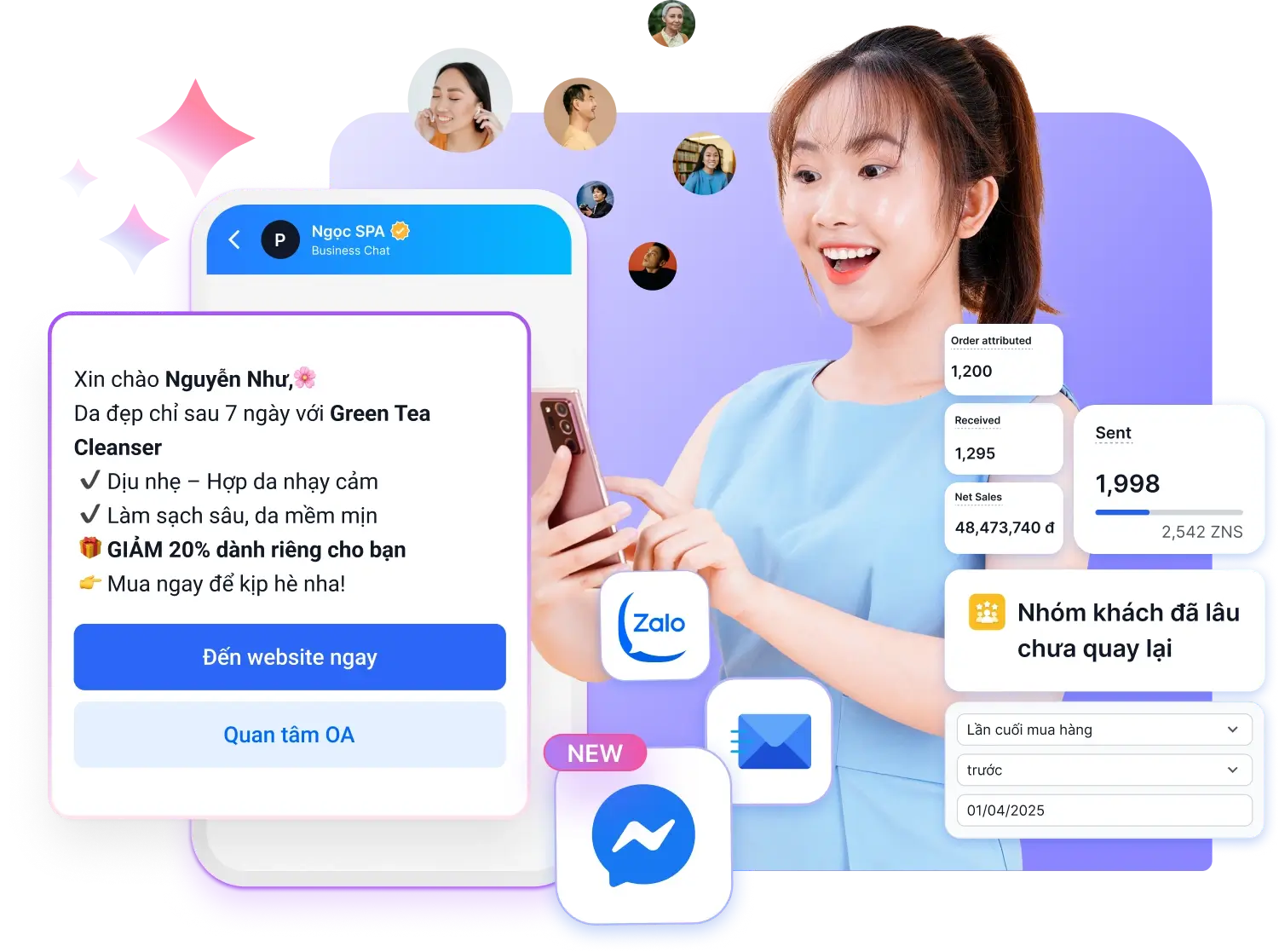 Chiến dịch broadcast đa kênh