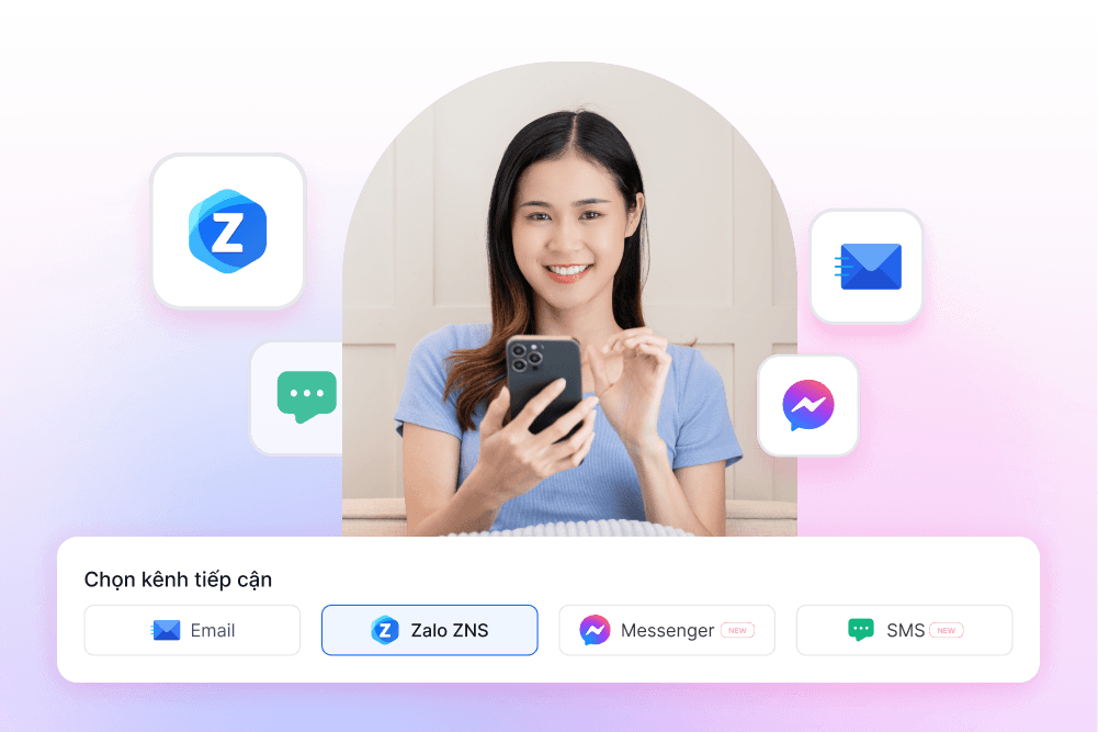 Đa dạng kênh tương tác với khách hàng