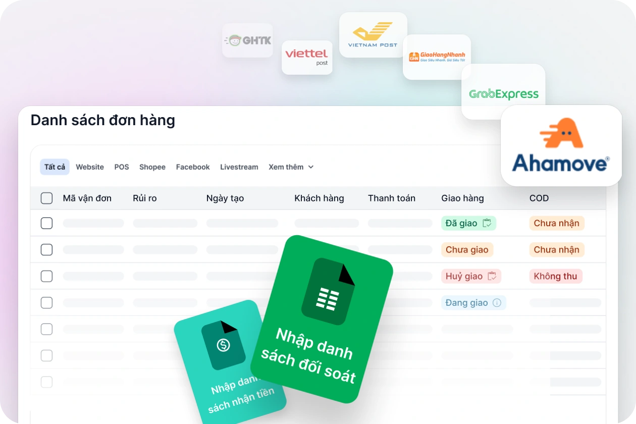 Vận hành và xử lý đơn hàng tự động