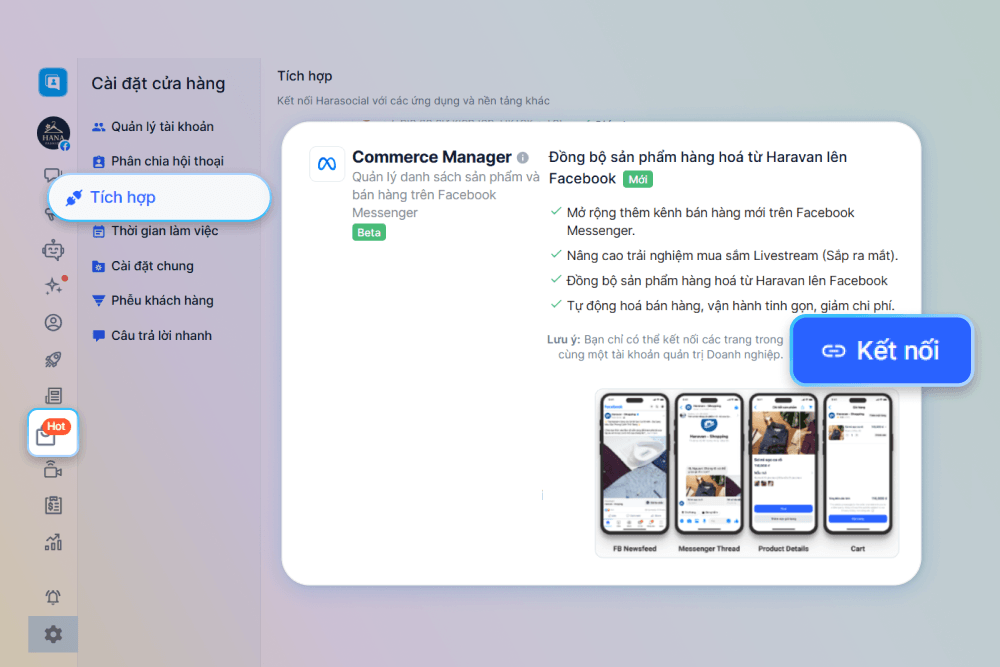 Meta Business Agent AI - Haravan