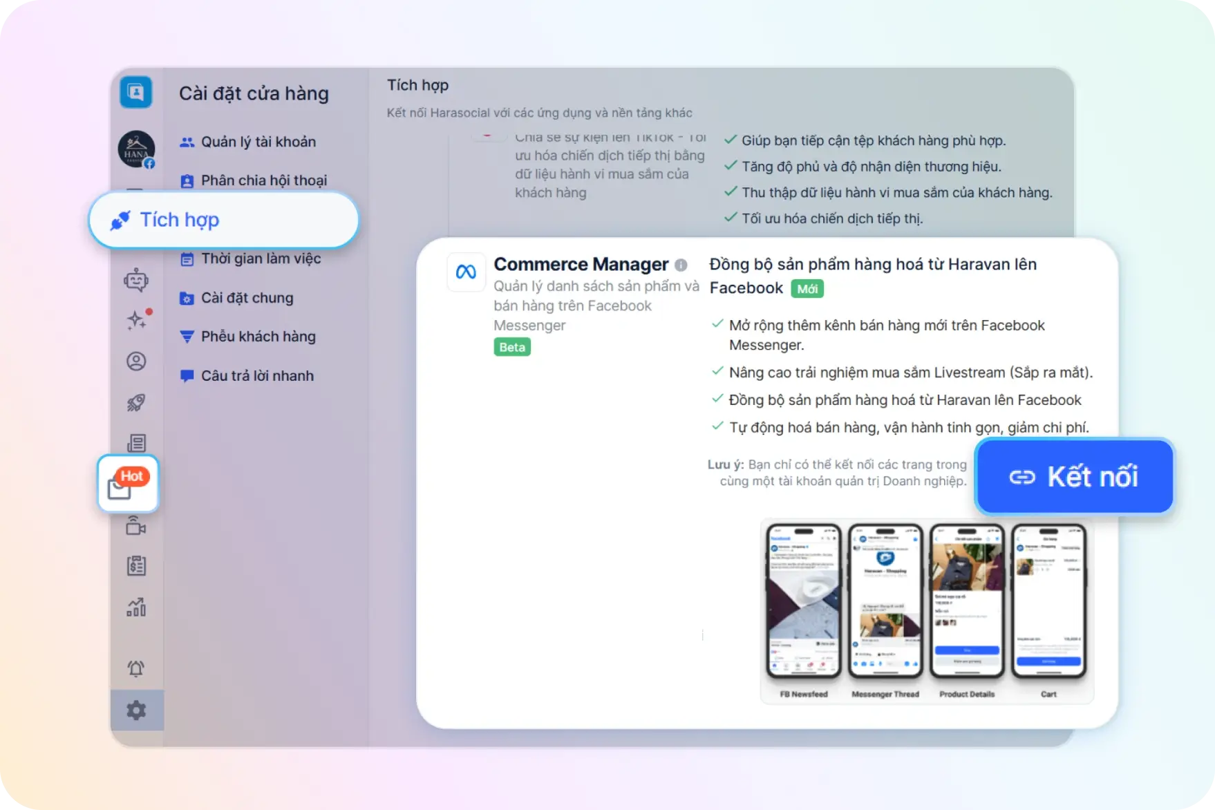 Meta Business Agent AI - Haravan