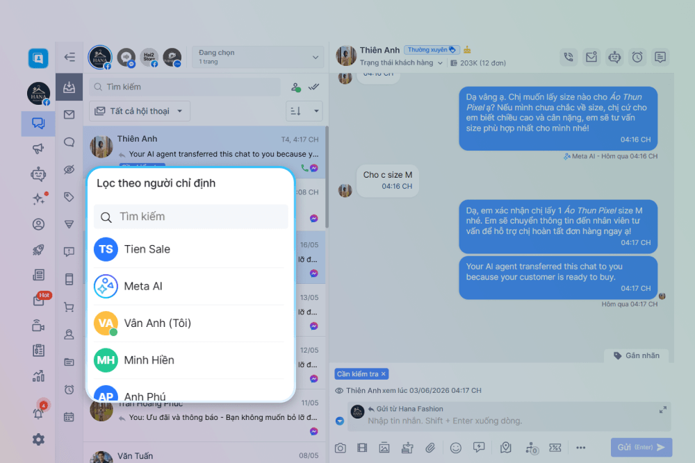 Meta Business Agent AI - Haravan