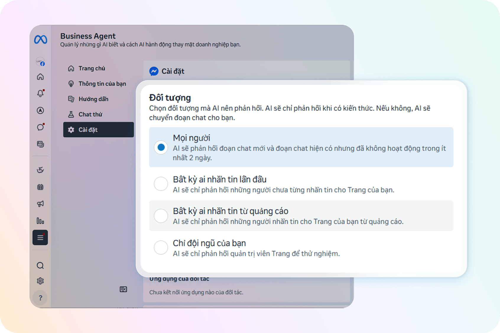 Meta Business Agent AI - Haravan