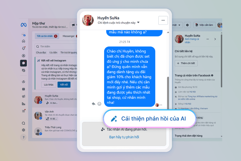 Meta Business Agent AI - Haravan