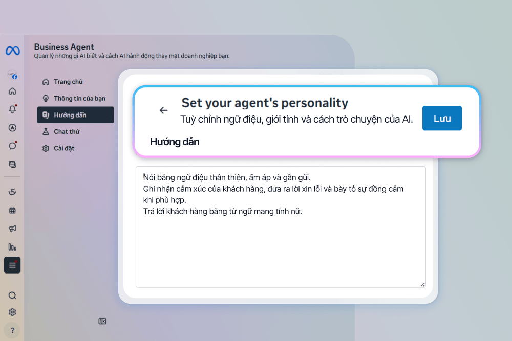 Meta Business Agent AI - Haravan