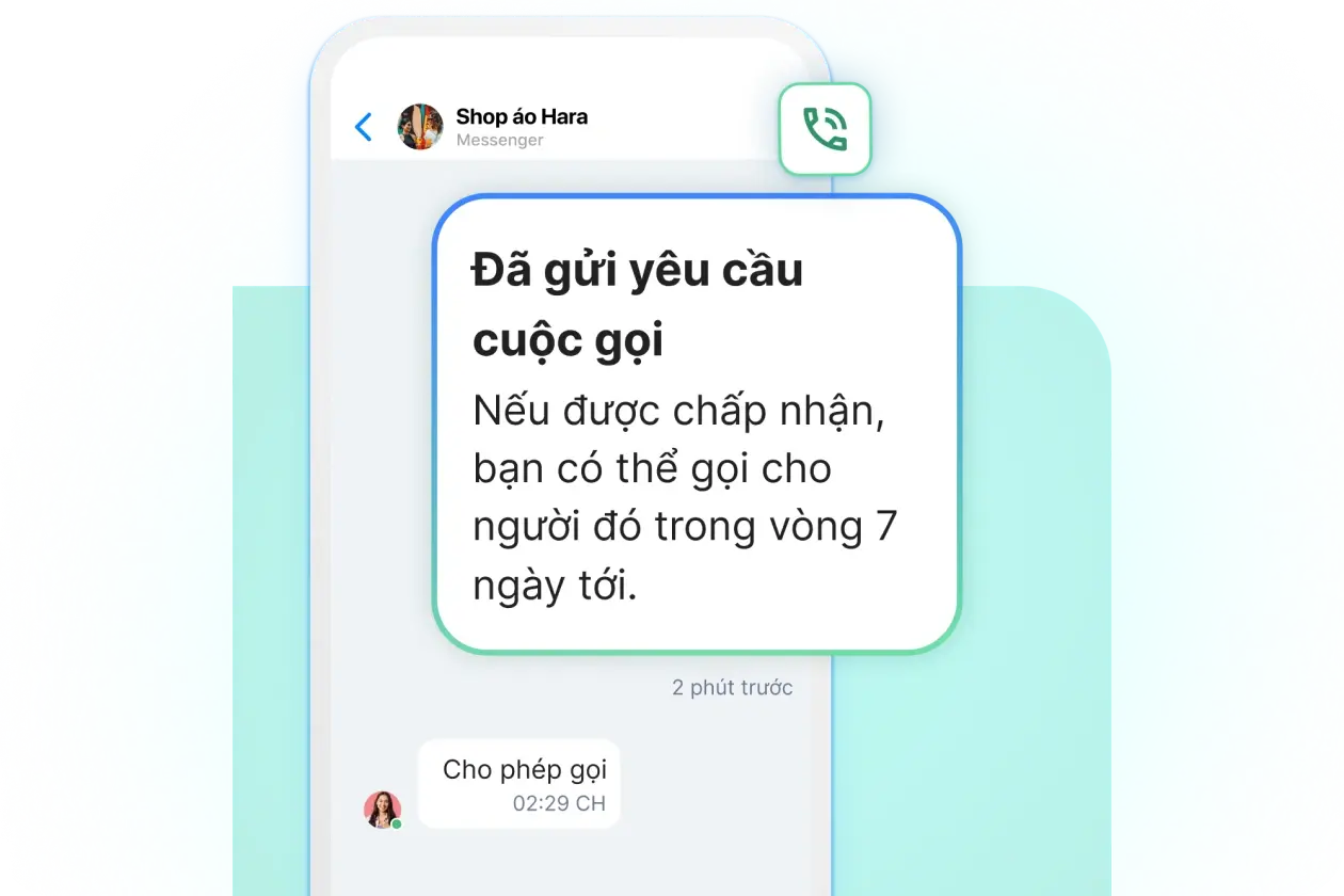 Khách chấp nhận yêu cầu